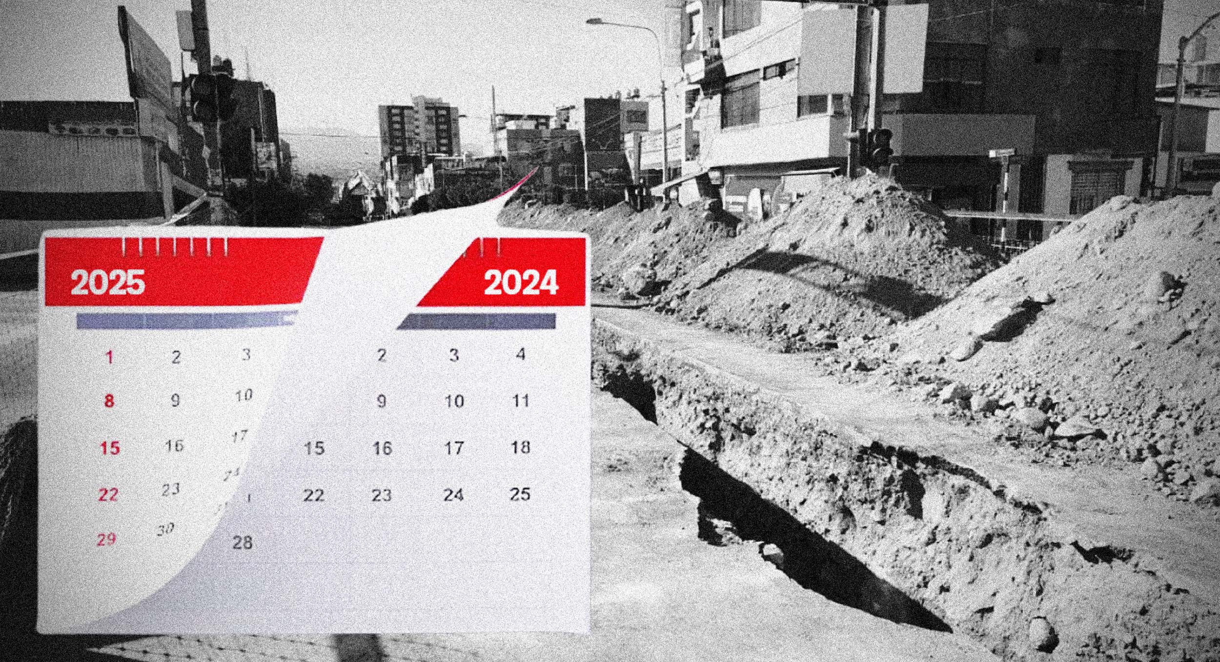 Obras públicas a nivel nacional se paralizan hasta 712 días en promedio