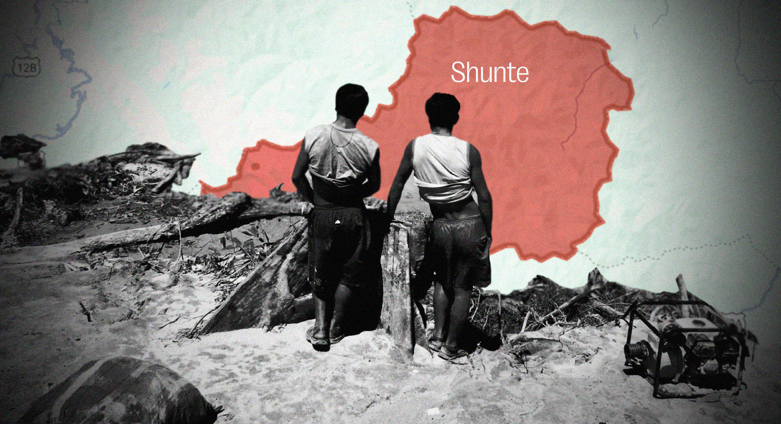 Minería ilegal en Shunte, San Martín