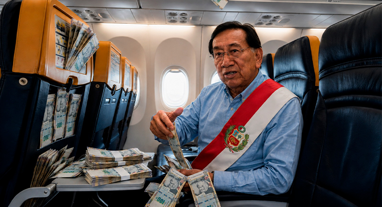 Balcázar gastó más de S/1 millón en viajes a Lambayeque durante su gobierno interino