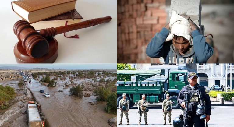 Facultades legislativas: medidas abarcan seguridad, emergencias y trabajo forzoso