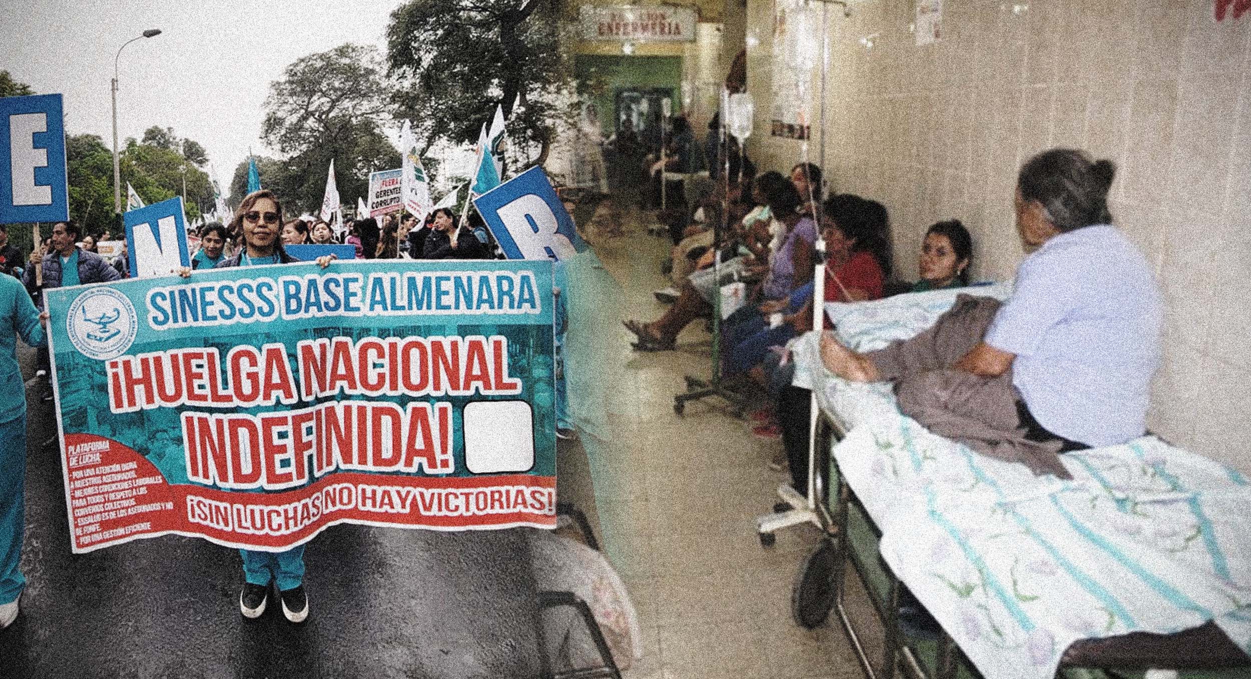 Huelga en EsSalud afecta a 12 millones de asegurados