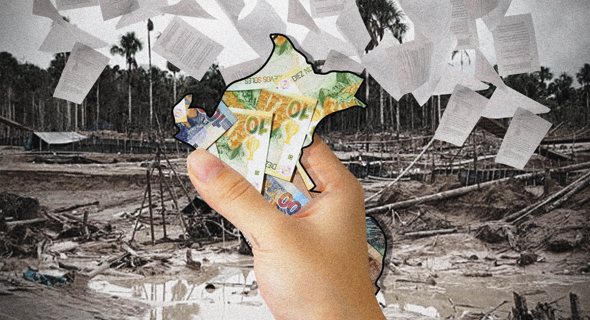 Composición sobre la minería informal en el Perú