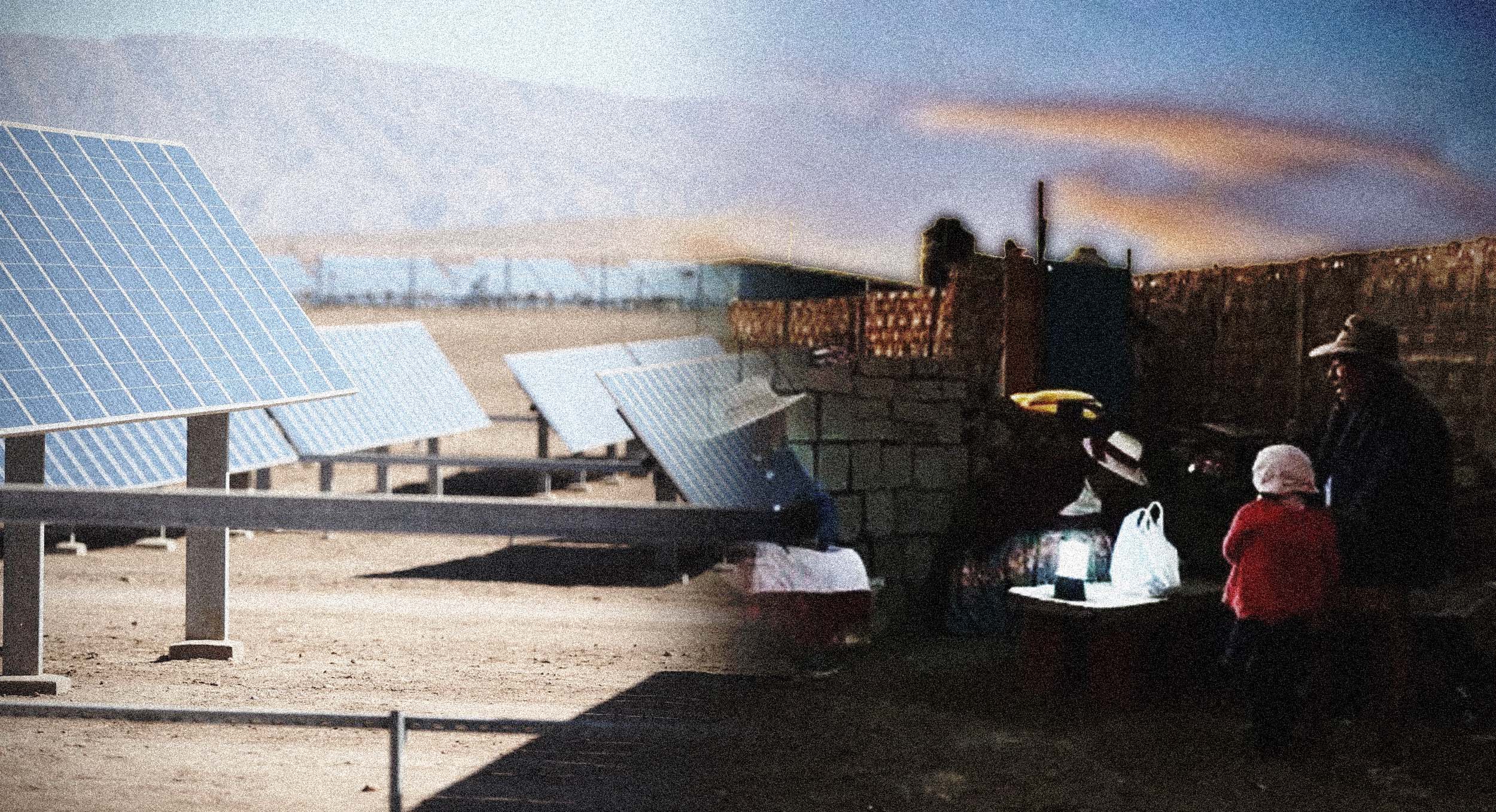 Un pueblo vive a oscuras frente a la planta solar más grande del Perú