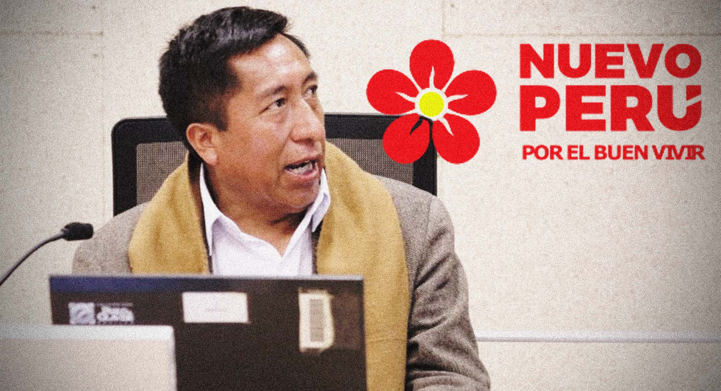 Vicente Alanoca candidato de Nuevo Perú